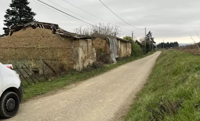 Rénovation d'une grange écroulée à Fay-le-Clos, Romans-sur-Isère, Chabert Rénov