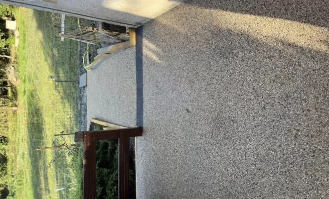 Réalisation de trottoir en désactivé , Romans-sur-Isère, Chabert Rénov