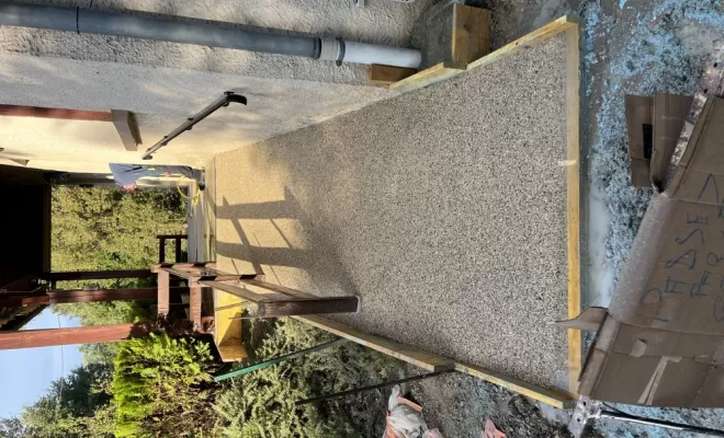 Réalisation de trottoir en désactivé , Romans-sur-Isère, Chabert Rénov