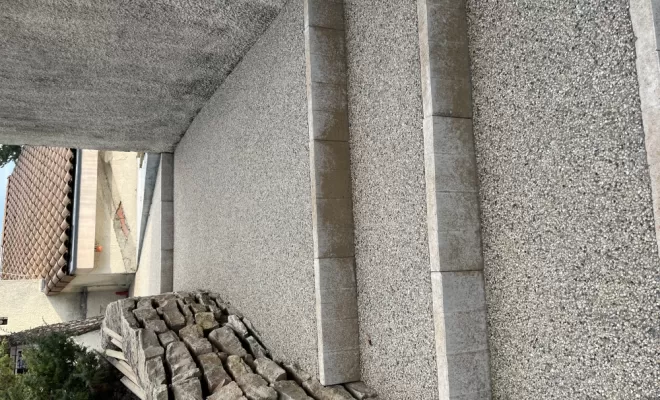 Béton désactivé , Romans-sur-Isère, Chabert Rénov