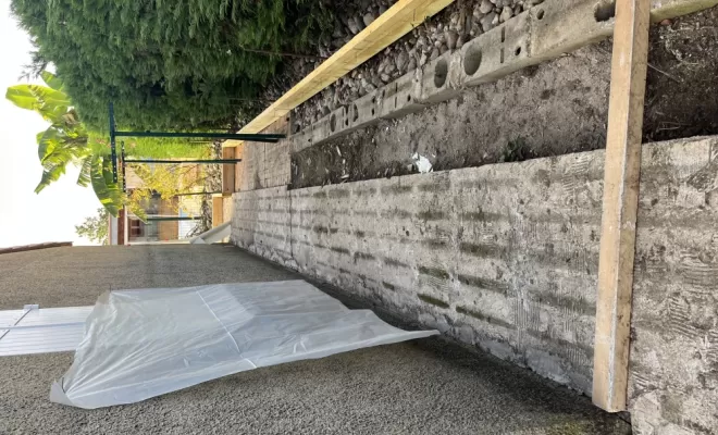 Réalisation de trottoir béton , Romans-sur-Isère, Chabert Rénov