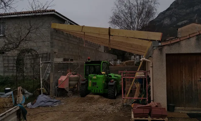 Garage sur St Vincent de la commanderie, Romans-sur-Isère, Chabert Rénov