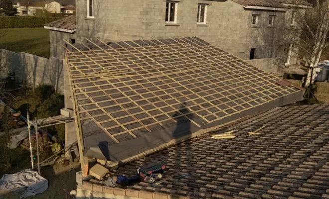 Garage sur St Vincent de la commanderie, Romans-sur-Isère, Chabert Rénov