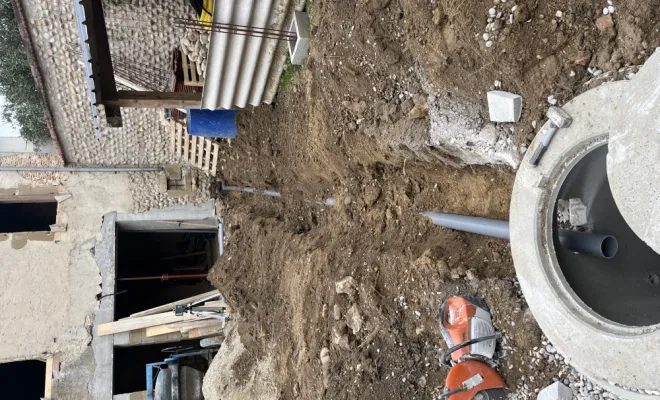 Création d’un puits perdu , Romans-sur-Isère, Chabert Rénov