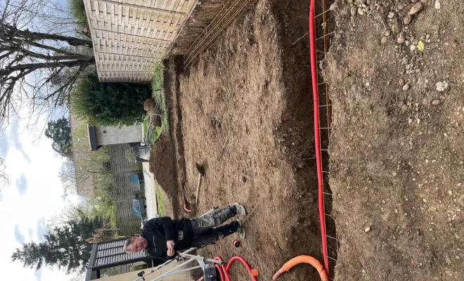 Dallage pour garage sur romans , Romans-sur-Isère, Chabert Rénov