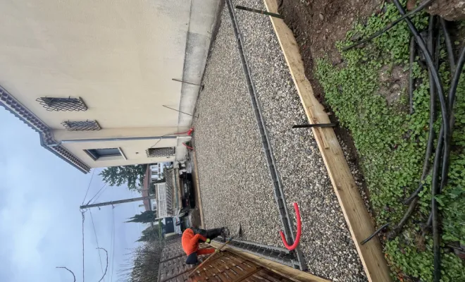 Dallage pour garage sur romans , Romans-sur-Isère, Chabert Rénov