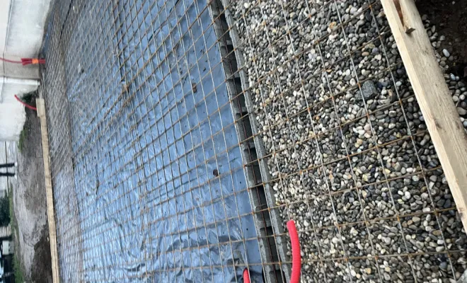 Dallage pour garage sur romans , Romans-sur-Isère, Chabert Rénov