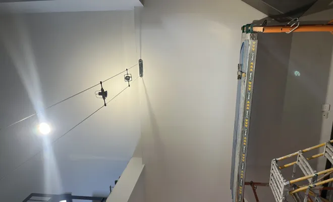 Modifications de mezzanine et création d’ouverture, Romans-sur-Isère, Chabert Rénov